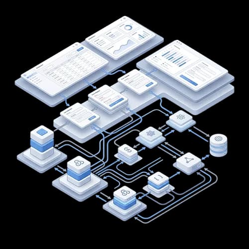 Visualisierung einer React-Anwendung mit Fokus auf Rendering, Performance und INP-Optimierung