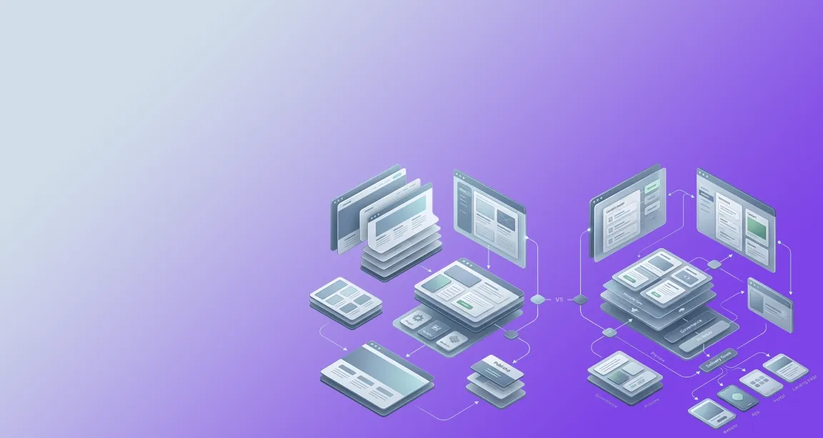 Strapi oder klassisches CMS als Entscheidungsmodell für Unternehmen, die zwischen einfacher Website-Pflege, strukturierter Content-Architektur, API-basierter Auslieferung, Wiederverwendung und skalierbaren digitalen Plattformen abwägen